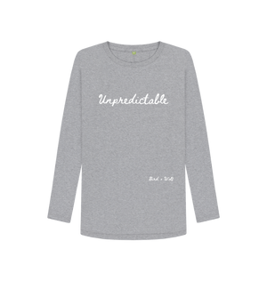 Athletic Grey Unpredictable Long Sleeve Tee