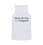 White Love Is My Religion Fitted Vest