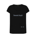 Black Printed T-shirt Front