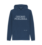 Navy Chicago Pickleball Chunky Hoodie (White Lettering)