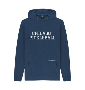 Navy Chicago Pickleball Chunky Hoodie (White Lettering)