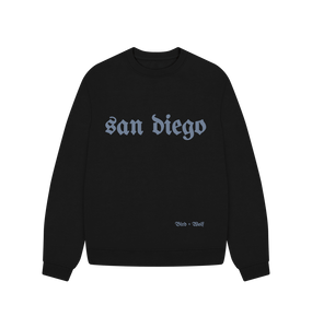 Black San Diego Oversized Sweatshirt