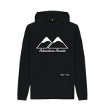 Black Printed Hoody Front