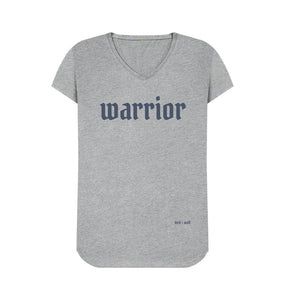 Athletic Grey Warrior V Neck Tee