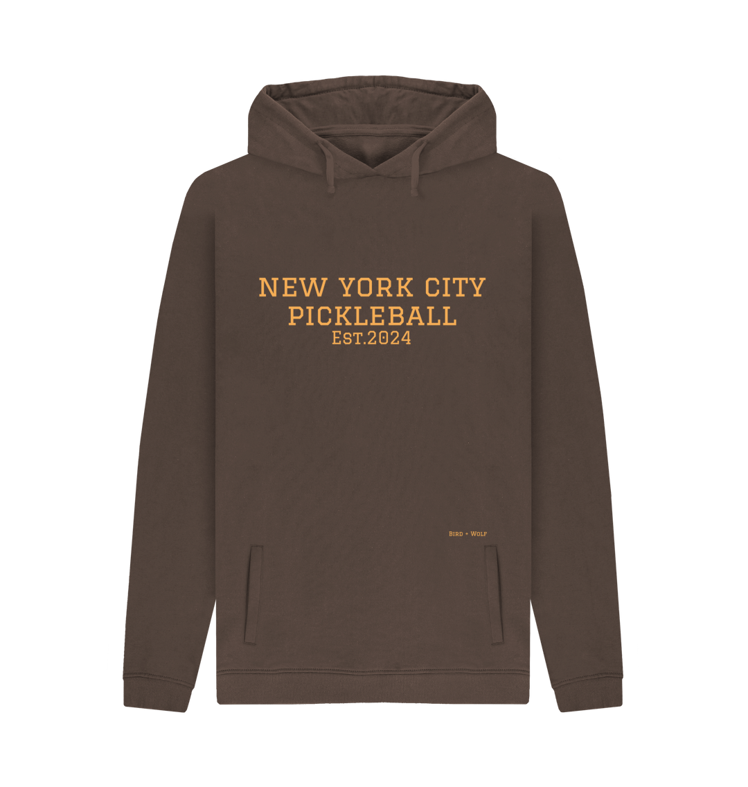 Chocolate New York City Pickleball Chunky Hoodie