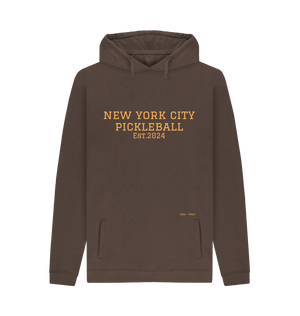 Chocolate New York City Pickleball Chunky Hoodie