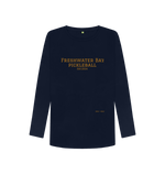 Navy Blue Freshwater Bay Pickleball Long Sleeve Tee