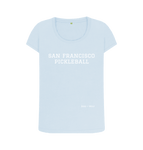 Sky Blue San Francisco Pickleball Scoop Neck Tee