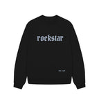 Black Rockstar Oversized Sweatshirt