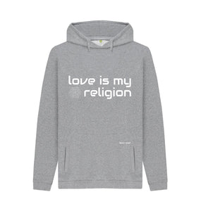 Light Heather Love Is My Religion Chunky Hoodie