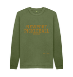 Khaki Newport Pickleball Cosy Sweatshirt