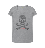 Athletic Grey Printed T-shirt Front