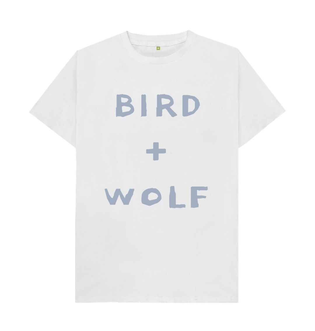 White Bird + Wolf Classic Tee (Grey Lettering)