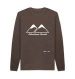 Chocolate Printed Sweater Front