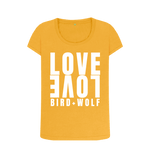 Mustard Love Love Scoop Tee