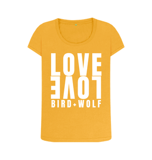 Mustard Love Love Scoop Tee