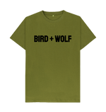 Moss Green Printed T-shirt Front