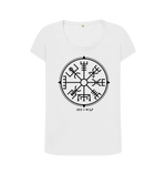 White Printed T-shirt Front