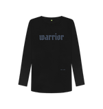 Black Printed Long Sleeve T Shirt Front