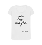 White Printed T-shirt Front