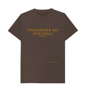 Chocolate Freshwater Bay  Pickleball Classic Tee