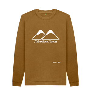 Brown Adventure Awaits Cosy Sweatshirt