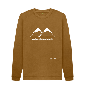 Brown Adventure Awaits Cosy Sweatshirt