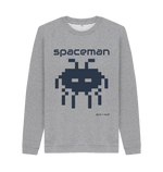 Light Heather Printed Sweater Front