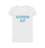 White Printed T-shirt Front