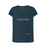 Denim Blue Printed T-shirt Front