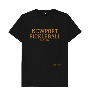 Black Newport Pickleball Classic Tee