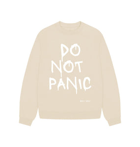 Oat Do Not Panic Oversized Sweatshirt