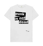 White Punk Is Not Dead Classic Tee