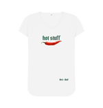 White Printed T-shirt Front