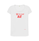 White Printed T-shirt Front