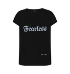 Black Fearless Scoop Tee (Gothic\/Grey)