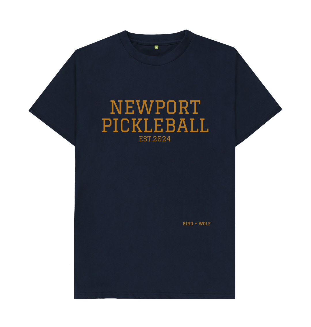 Navy Blue Newport Pickleball Classic Tee