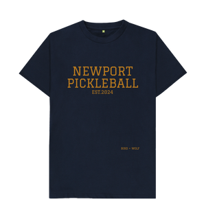 Navy Blue Newport Pickleball Classic Tee