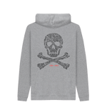 Light Heather Printed Hoody Back