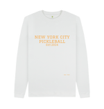 White New York City Pickleball Cosy Sweatshirt