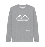Light Heather Printed Sweater Front