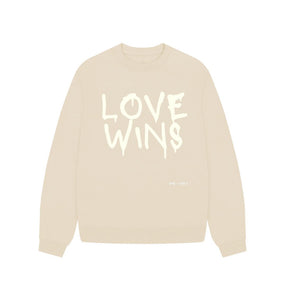 Oat 'Love Wins' Oversized Sweatshirt