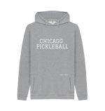 Light Heather Chicago Pickleball Chunky Hoodie (White Lettering)