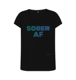 Black Printed T-shirt Front