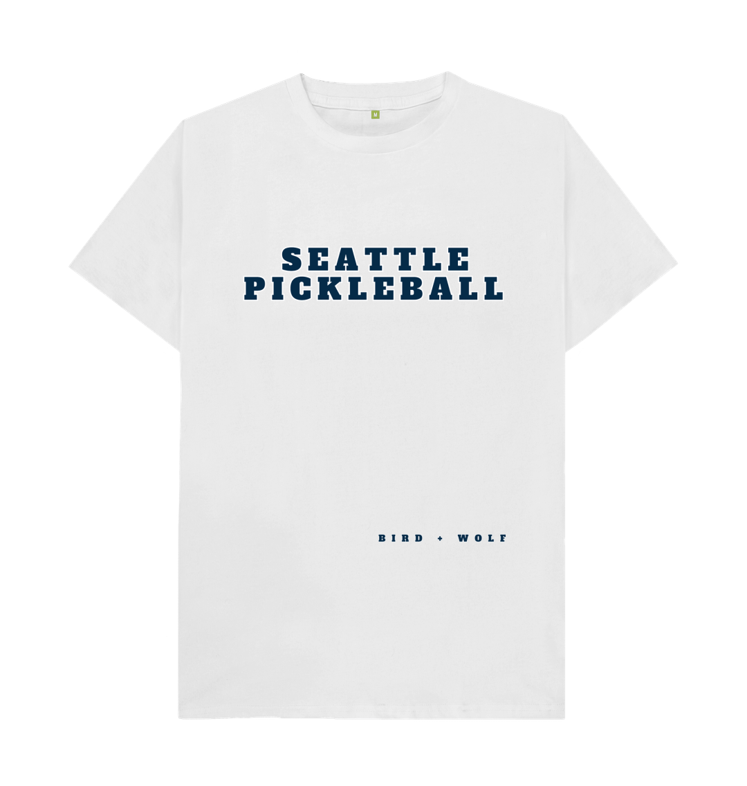 White Seattle Pickleball Classic Tee