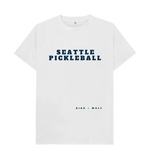 White Seattle Pickleball Classic Tee