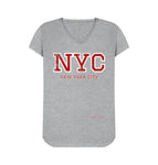 Athletic Grey NYC V Neck Tee