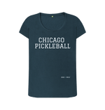 Denim Blue Printed T-shirt Front