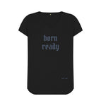 Black Born Ready V Neck Tee