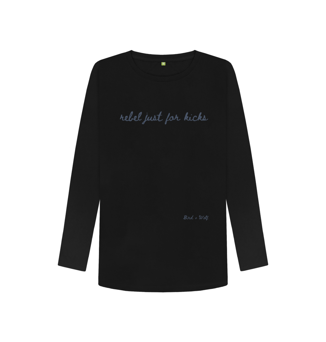 Black Rebel Just For Kicks Long Sleeve Tee